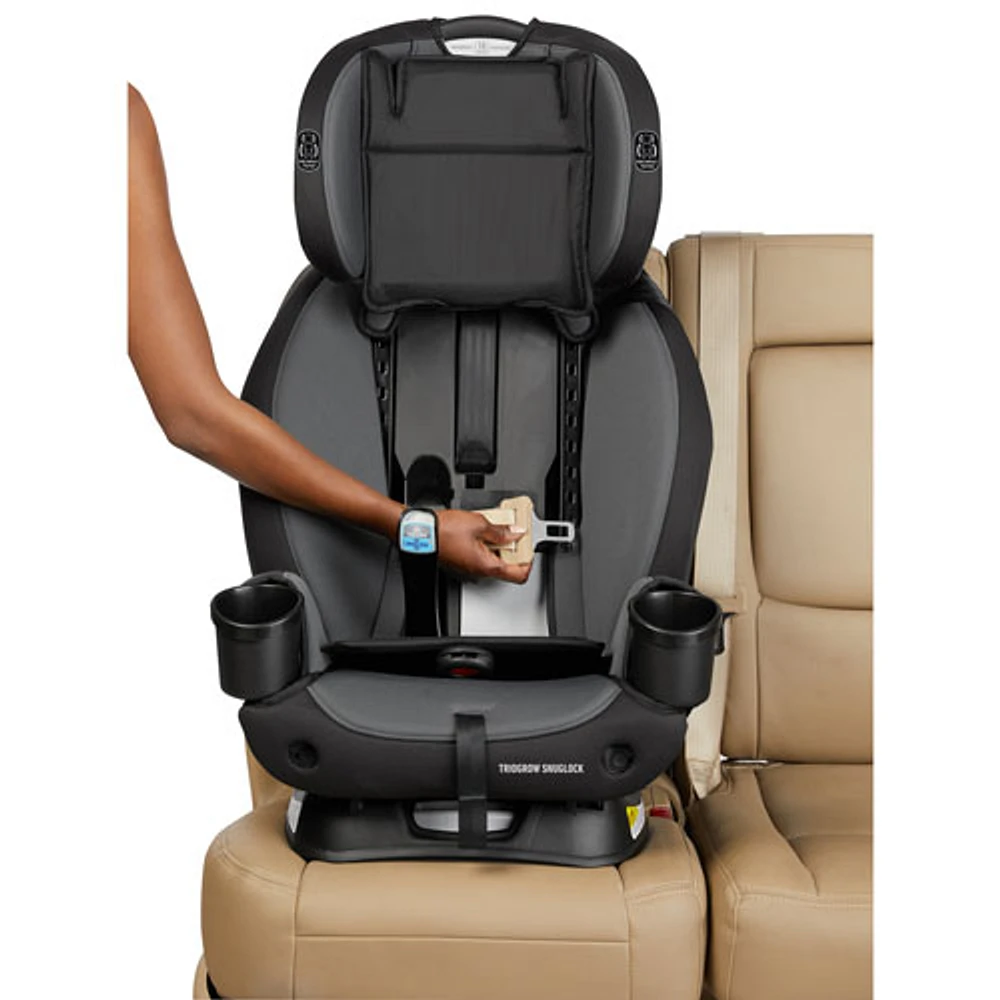 Convertible booster top car seat