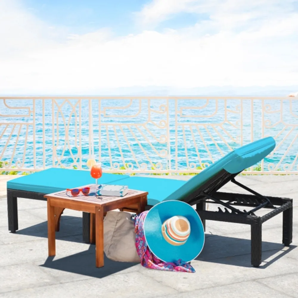 Gymax sales chaise lounge