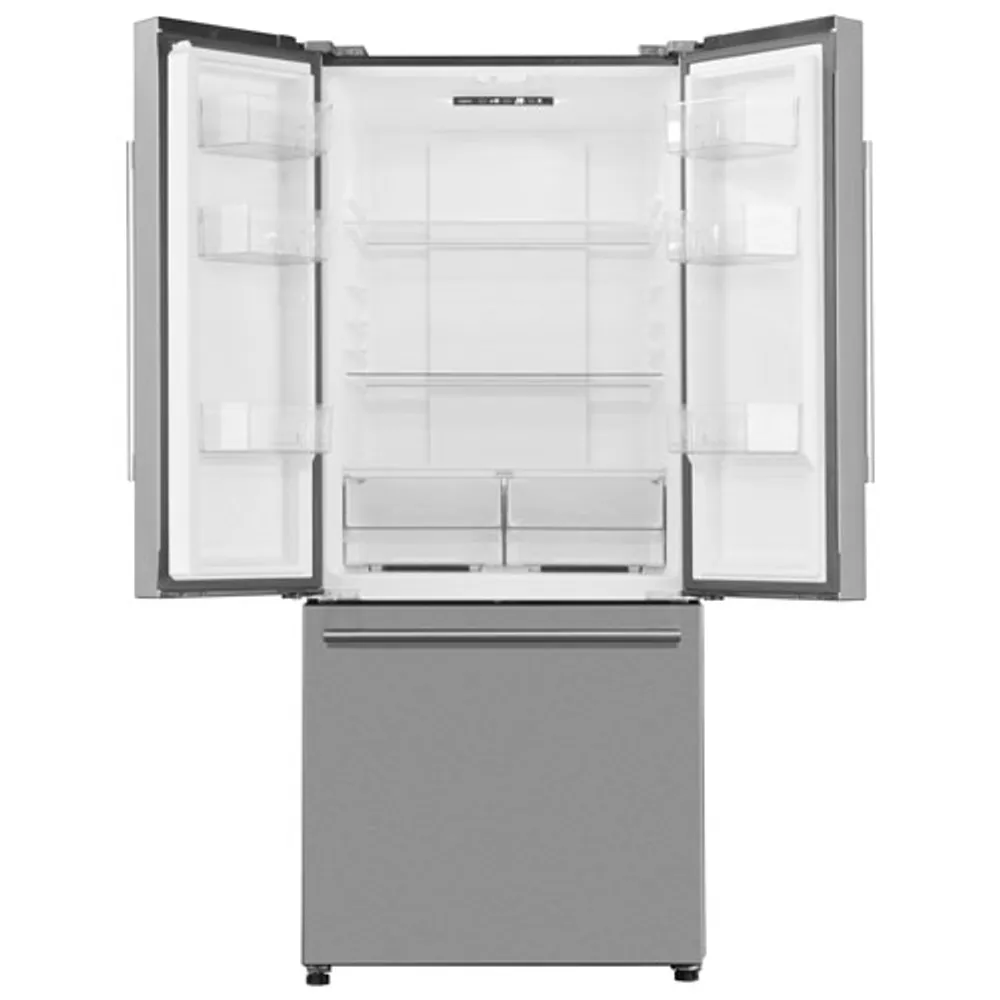 Galanz 28" 16 Cu. Ft. French Door Refrigerator w/ LED Lighting