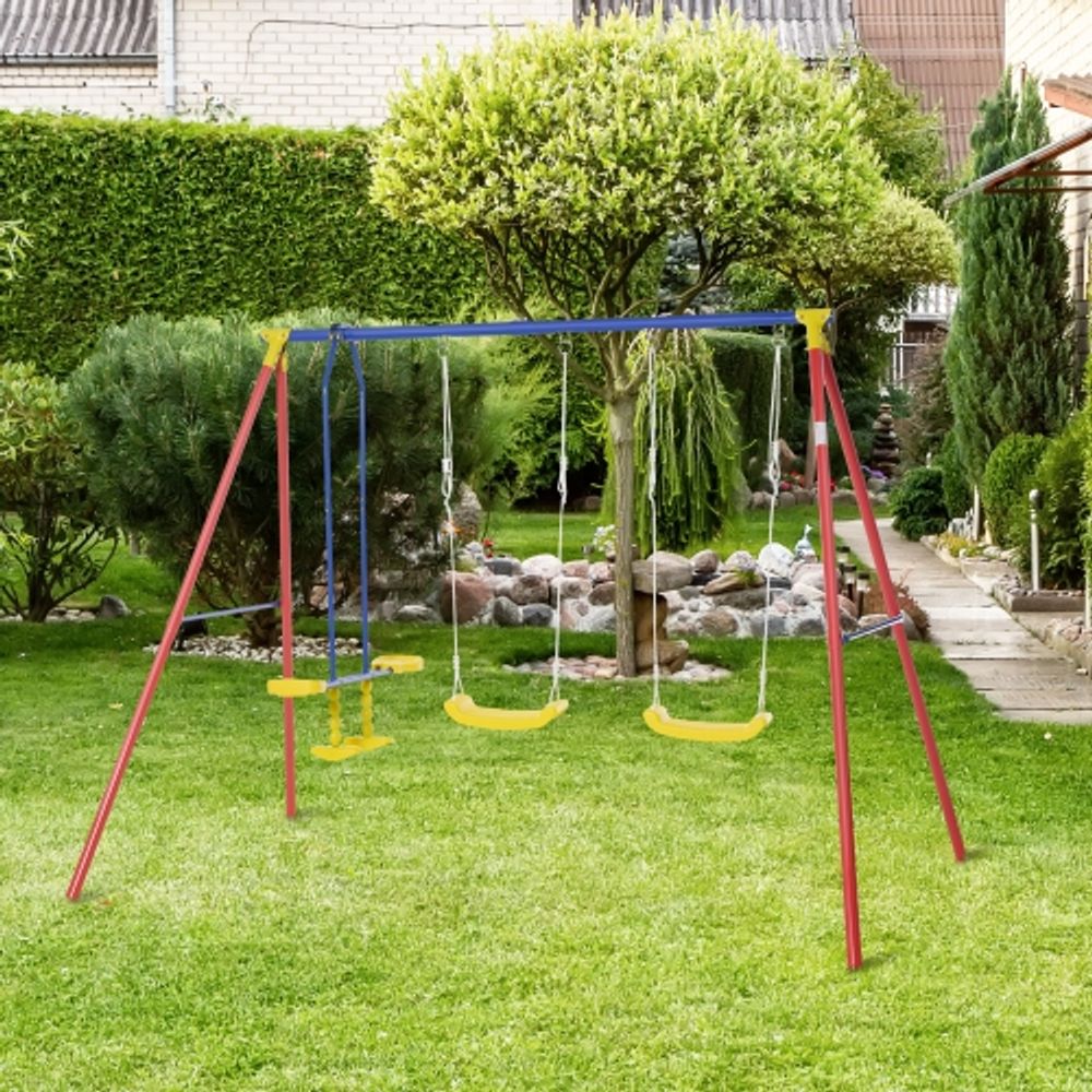 Swing set for 5 year old store