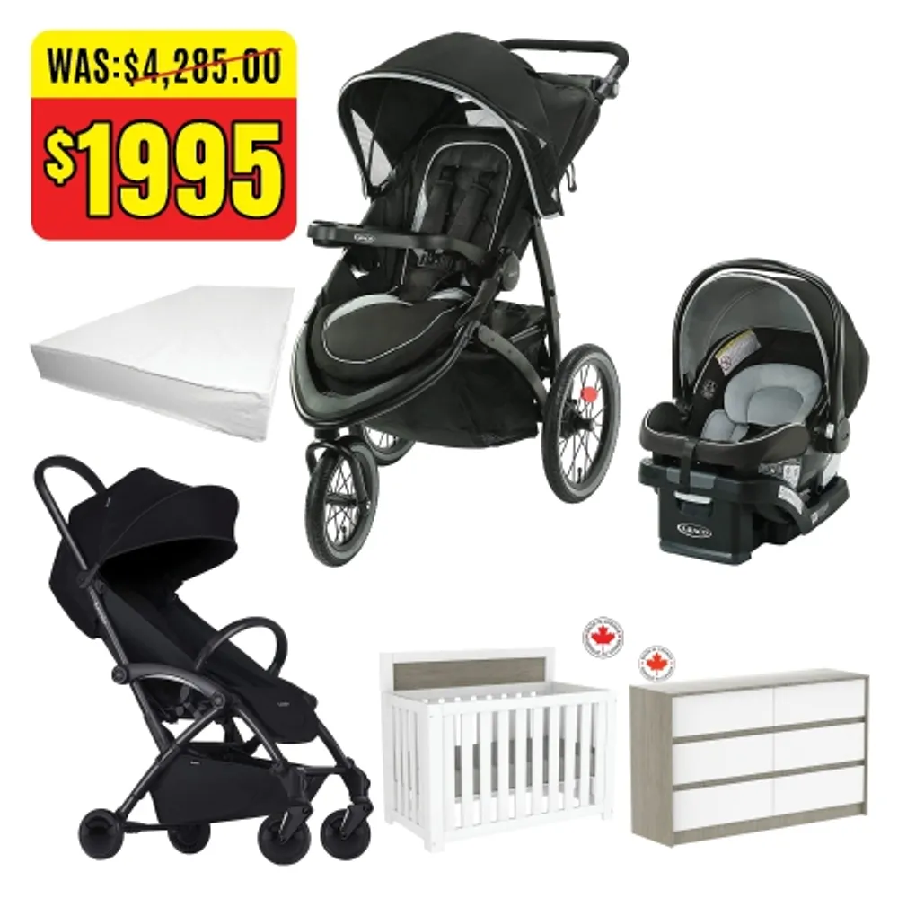 Graco car seat and best sale jogger stroller