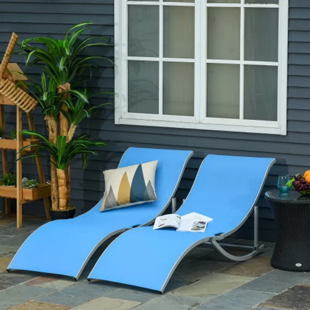 S shaped sun discount lounger
