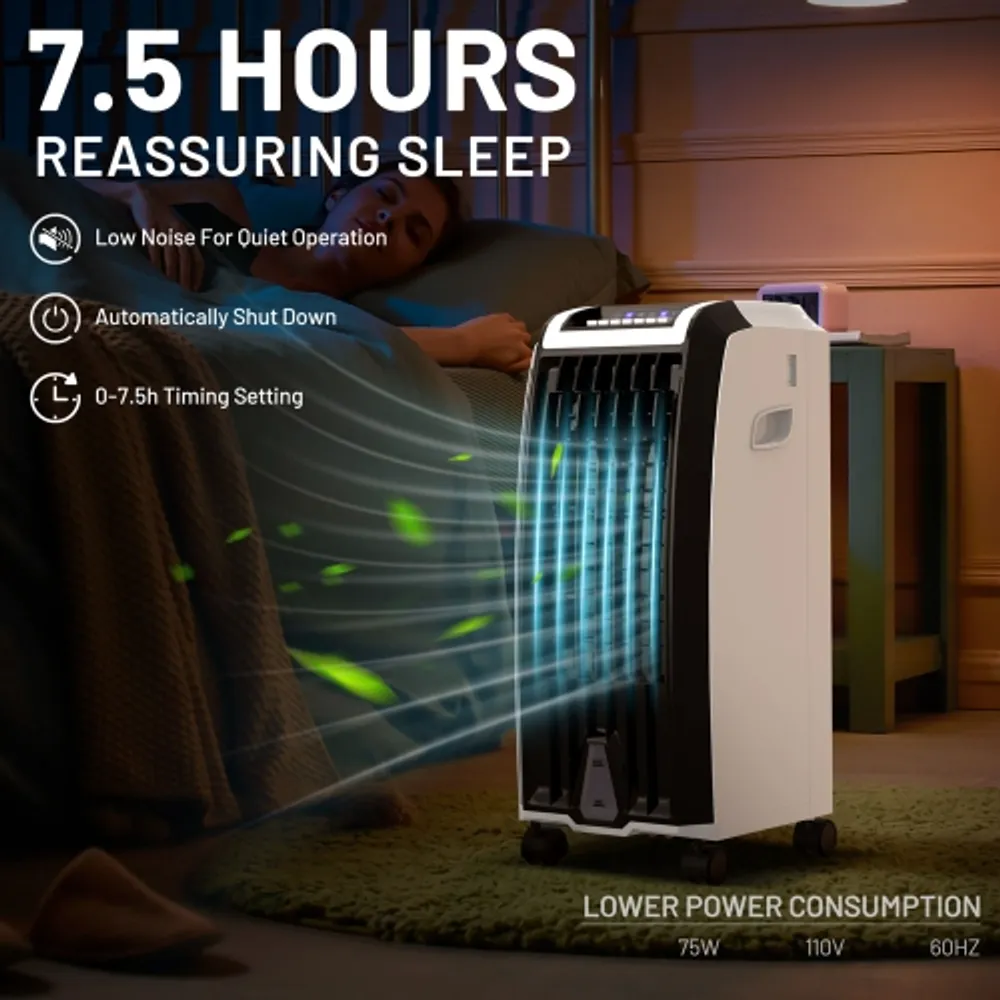 Evaporative portable air discount conditioner cooler fan