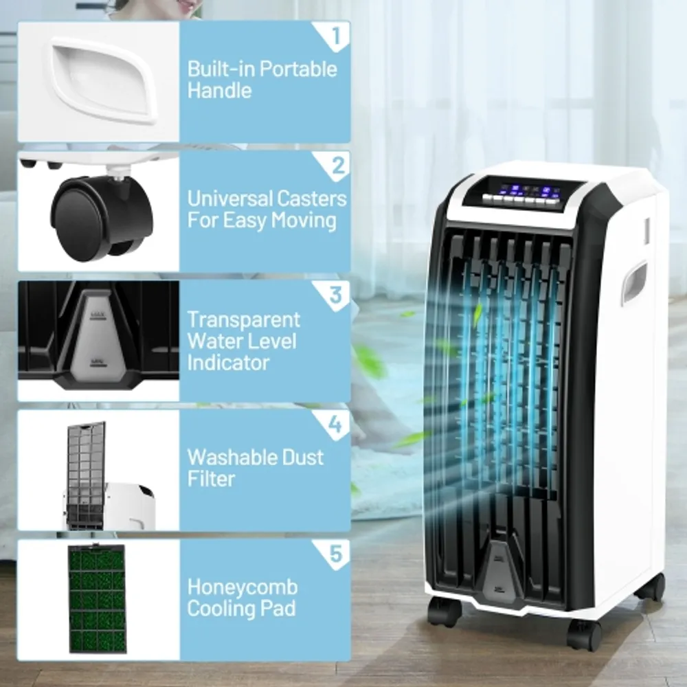 Evaporative portable air on sale conditioner cooler fan