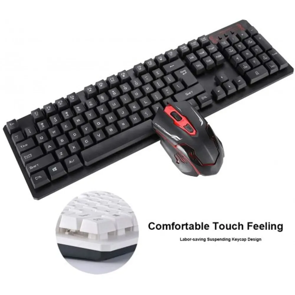 L500 Wireless 2.4GHz Mouse Keyboard Combo Rechargeable / Portable / Gaming