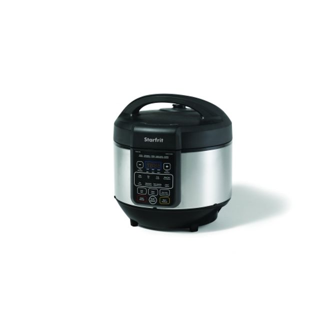 Starfrit Pressure Cooker W/ Preset Functions, Stainless Steel, 6qt