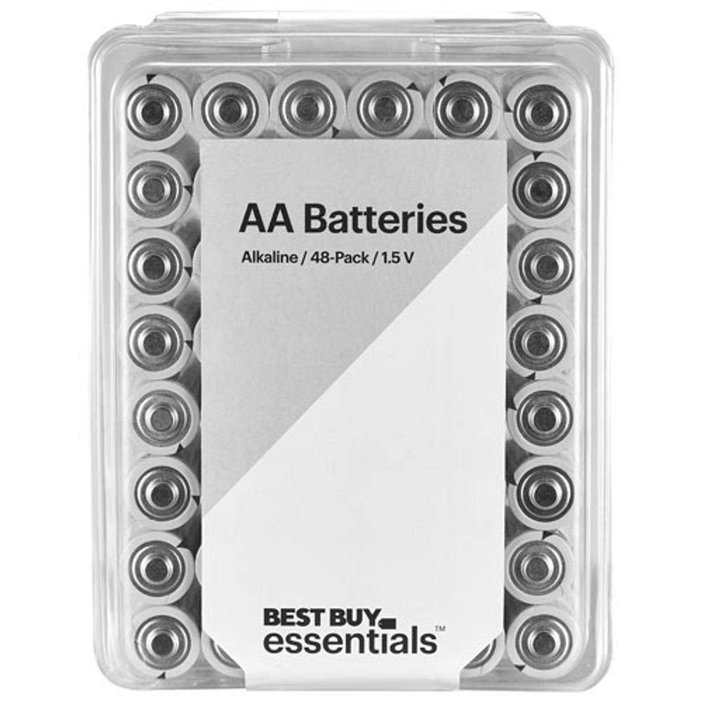 Best Buy Essentials AA Alkaline Batteries 48 Pack Only at Best Buy