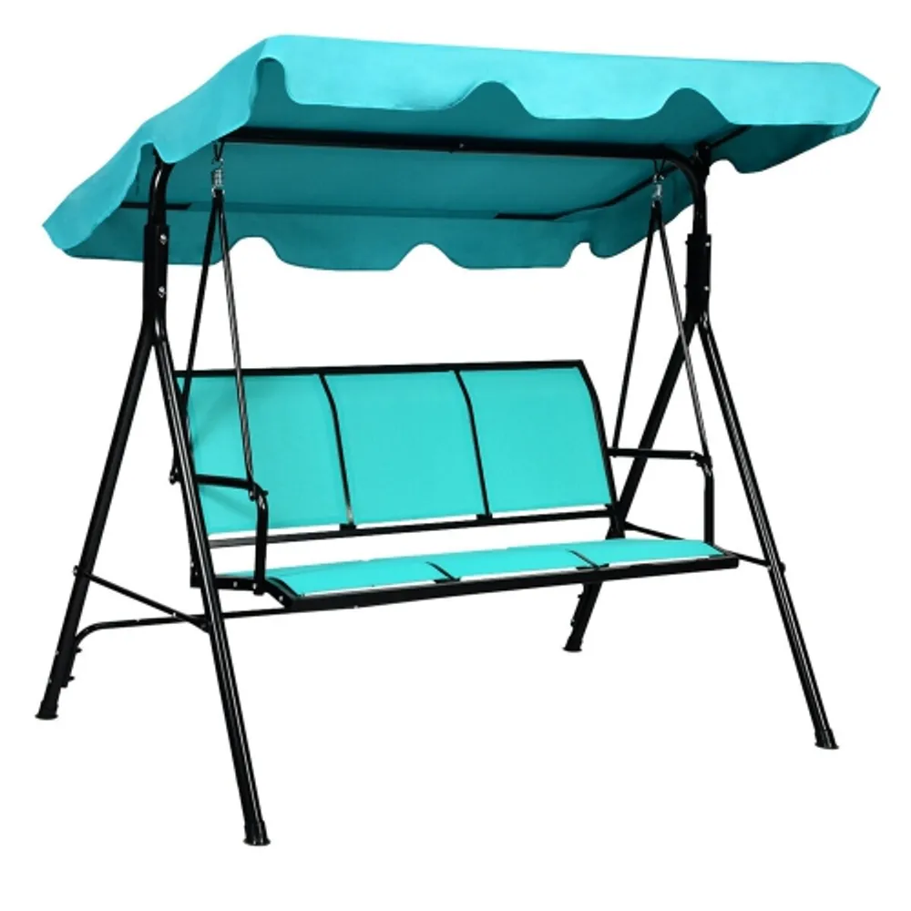 Gymax outdoor swing canopy patio swing chair shop