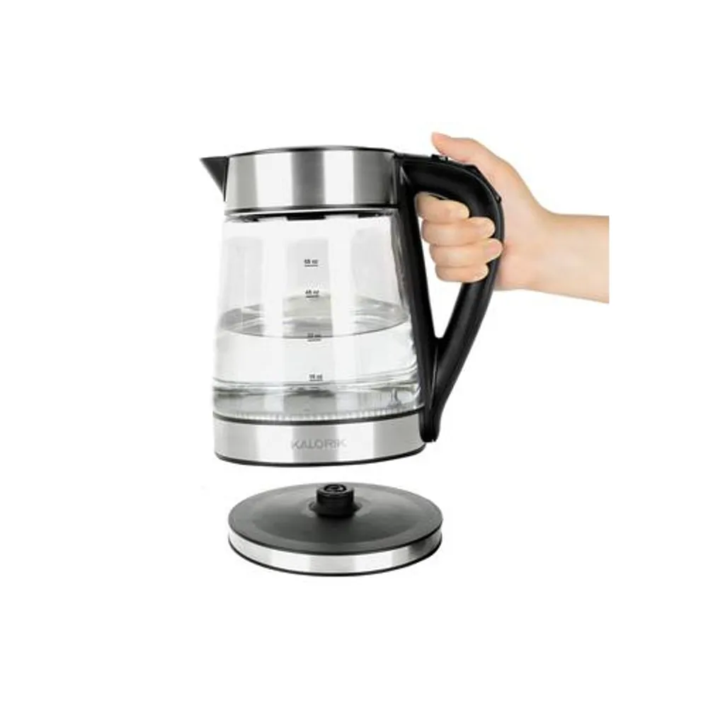 Kalorik 1.7L Rapid Boil Digital Electric Kettle Stainless Steel