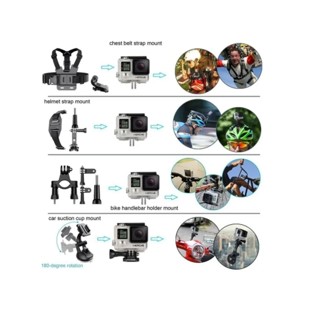 GOPRO 35-In-1 Action Camera Accessory Kit Compatible with GoPro