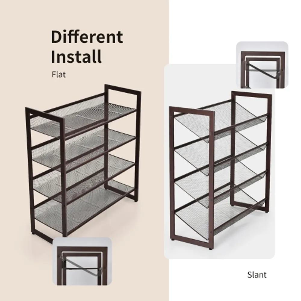 Flat shoe rack sale