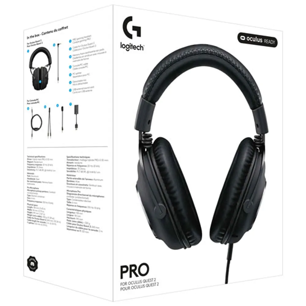 Logitech pro gaming headset shop for oculus quest 2