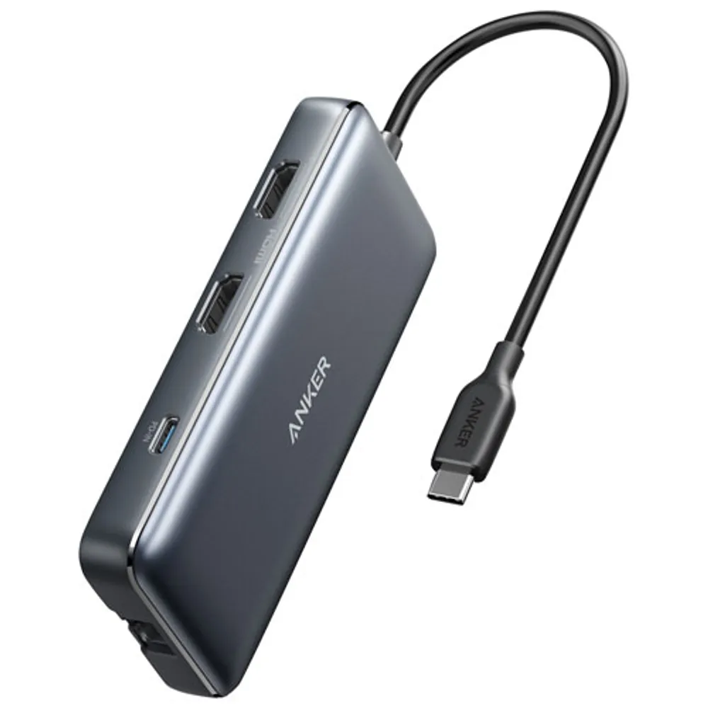 Anker PowerExpand 8-in-1 USB-C Hub with Dual 4K HDMI (A8380HA1-5