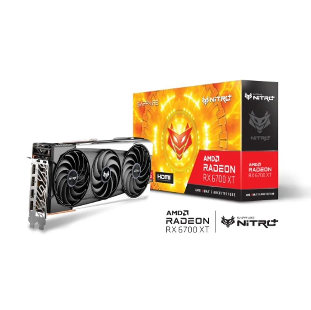 SAPPHIRE Open Box - Sapphire NITRO+ AMD Radeon™ RX 6700 XT Graphic