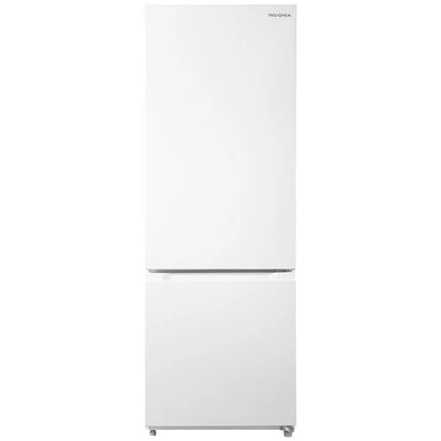 Insignia™ 4.9 Cu. Ft. Mini Fridge with Bottom Freezer Stainless Steel