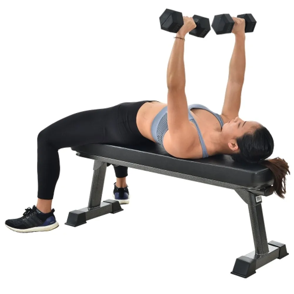 Dumbbell discount flat bench