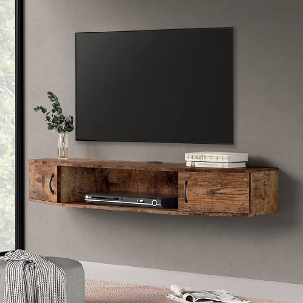 FITUEYES Floating TV Stands Entertainment Center Wall Mount