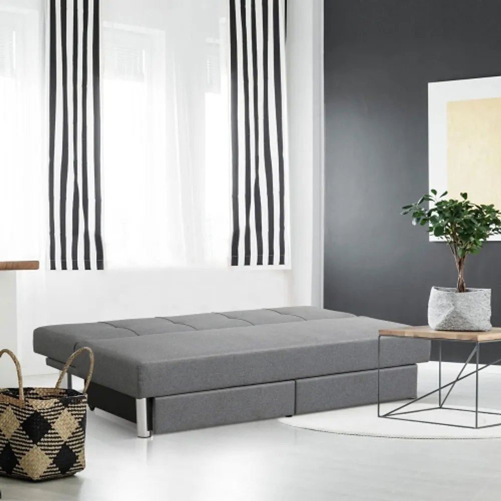 Costway sofa futon bed sleeper couch convertible mattress deals