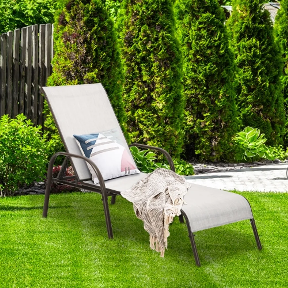 Costway chaise sales lounge
