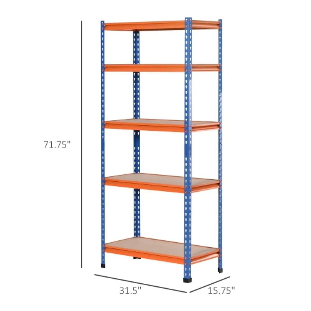 Metal frame hotsell storage shelves