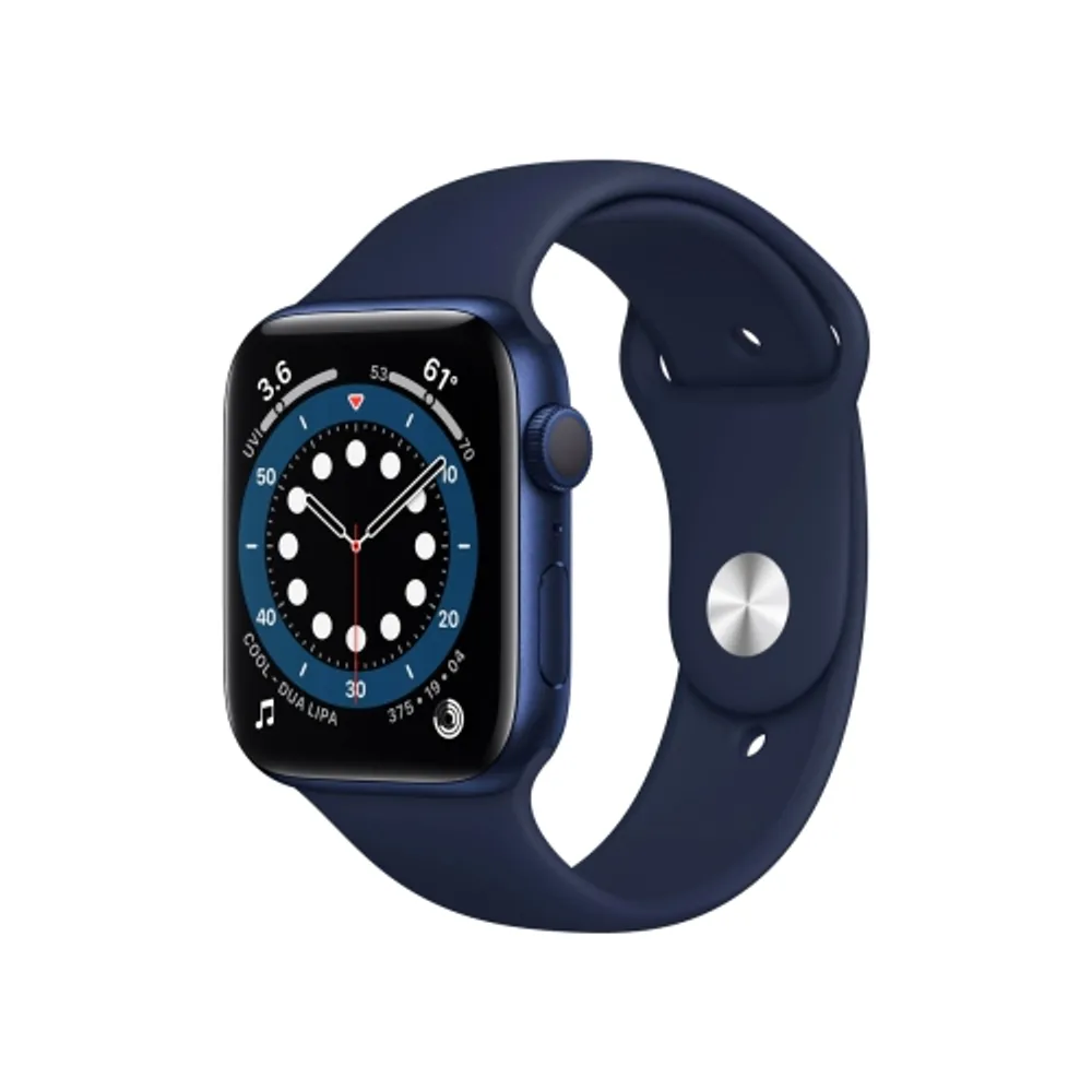 Apple Watch Series 6 (GPS) 40mm Blue Aluminum Case with Deep Navy 