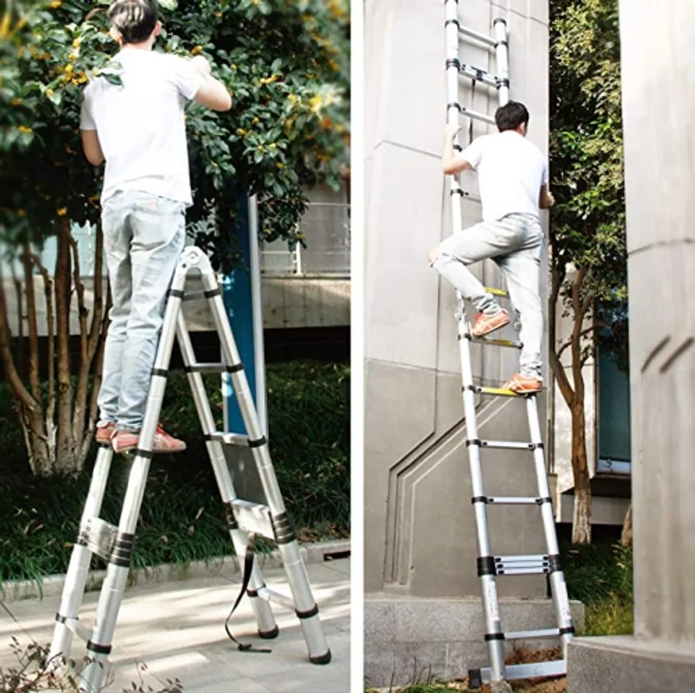 12.5 ft store telescopic ladder