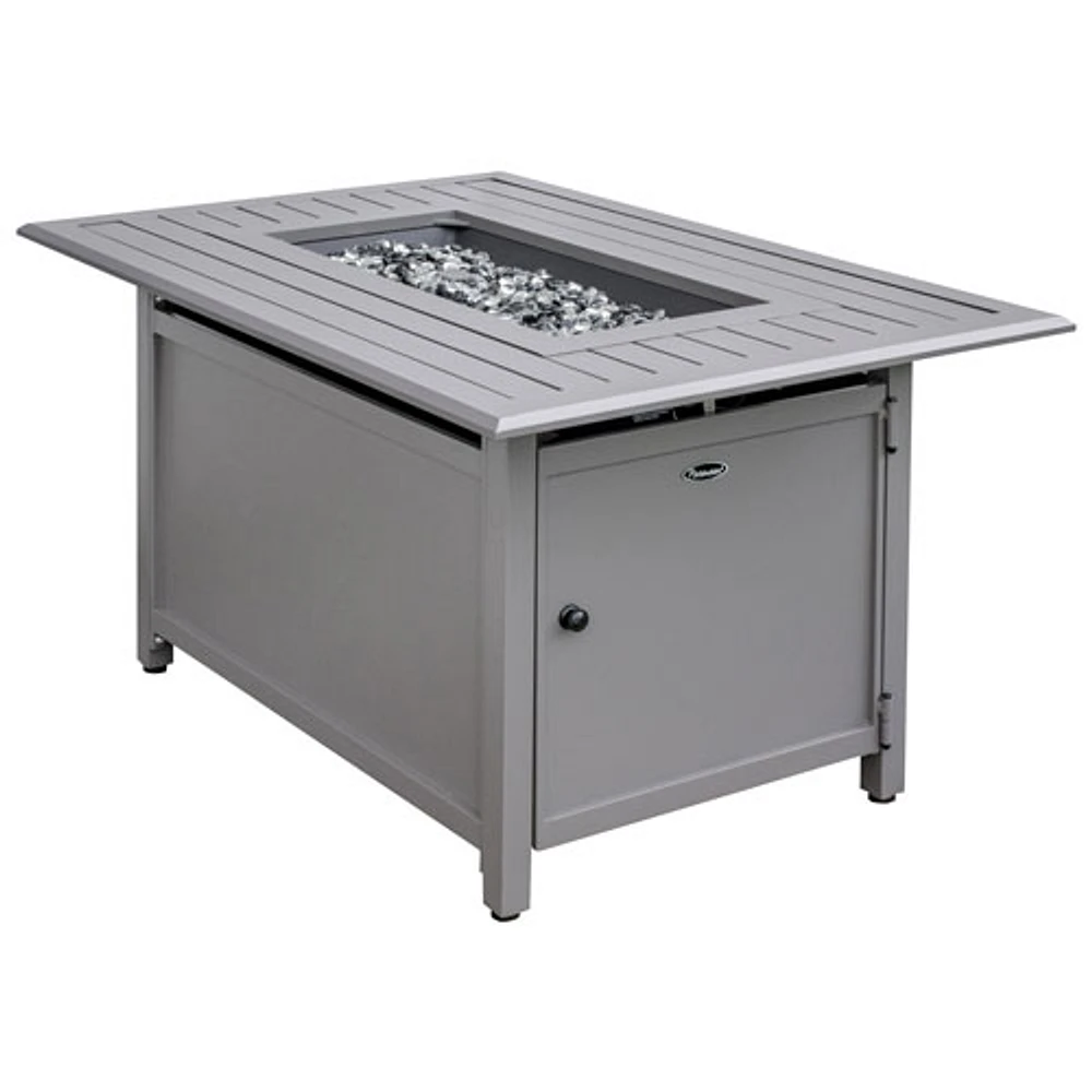 Paramount Gale Propane Gas Rectangle Convertible Fire Pit Table