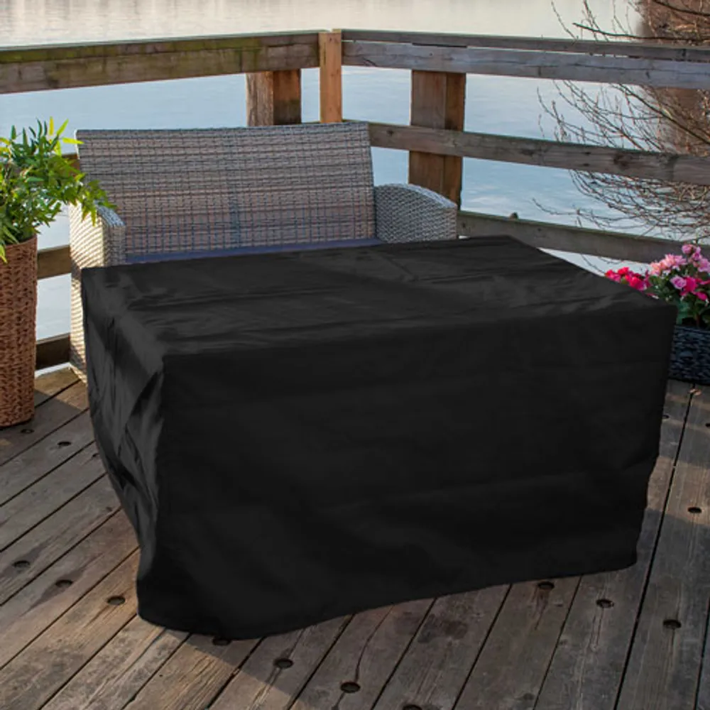 Paramount Gale Propane Gas Rectangle Convertible Fire Pit Table