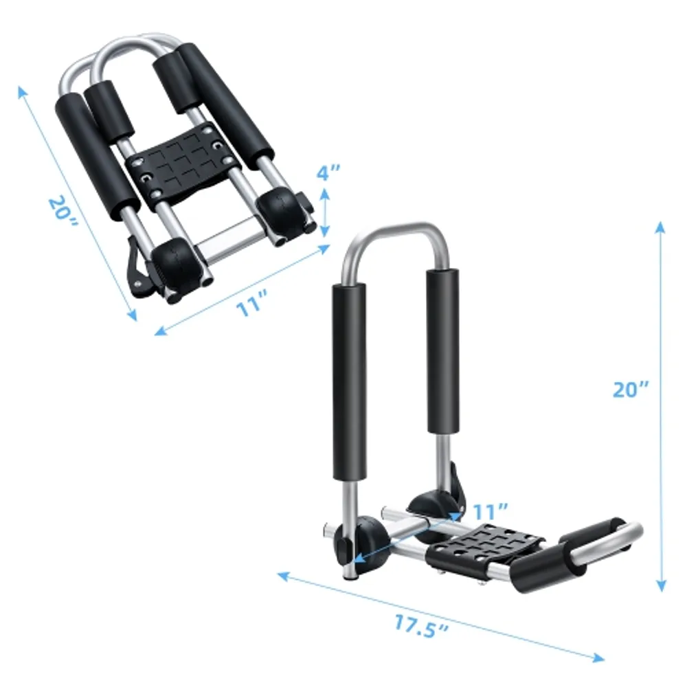 Goplus upright roof mount bike sales rack
