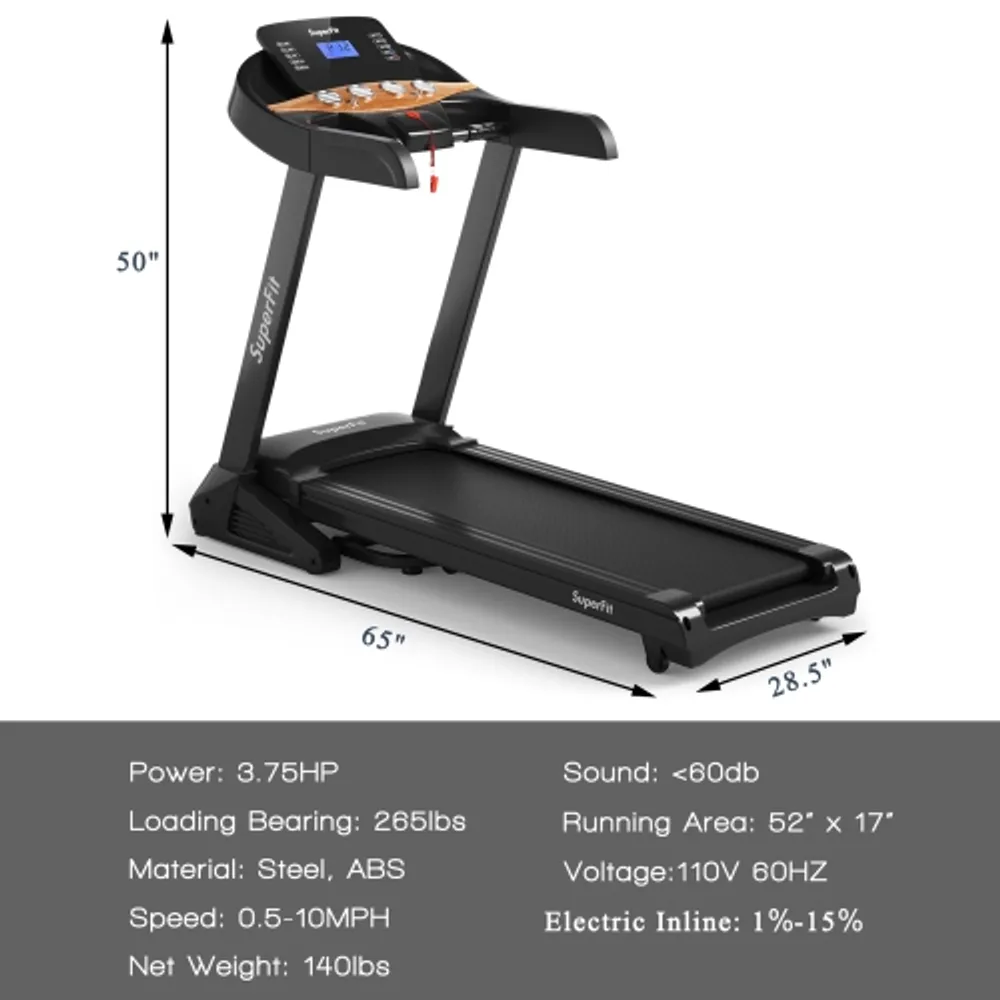 Static on sale running machine
