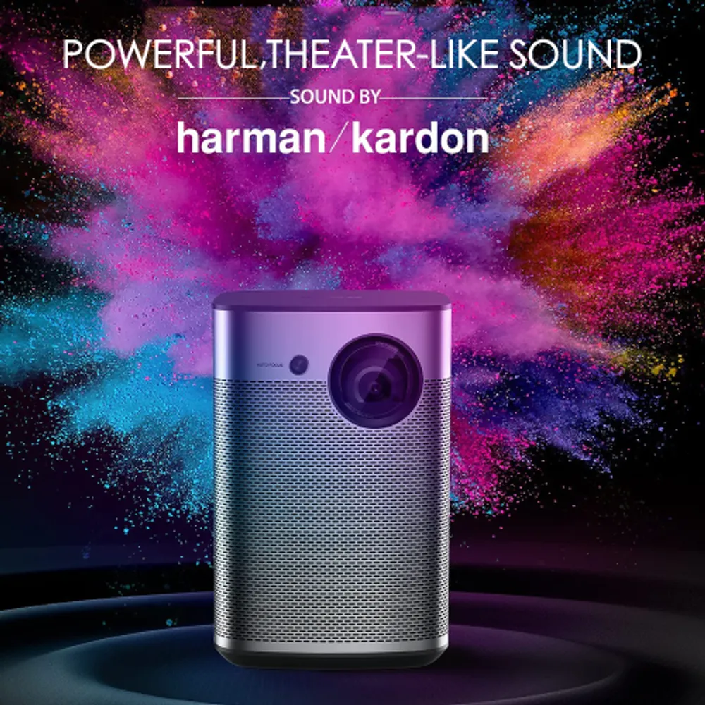 XGIMI Halo+ True 1080p Portable Projector for Outdoor Movie Night