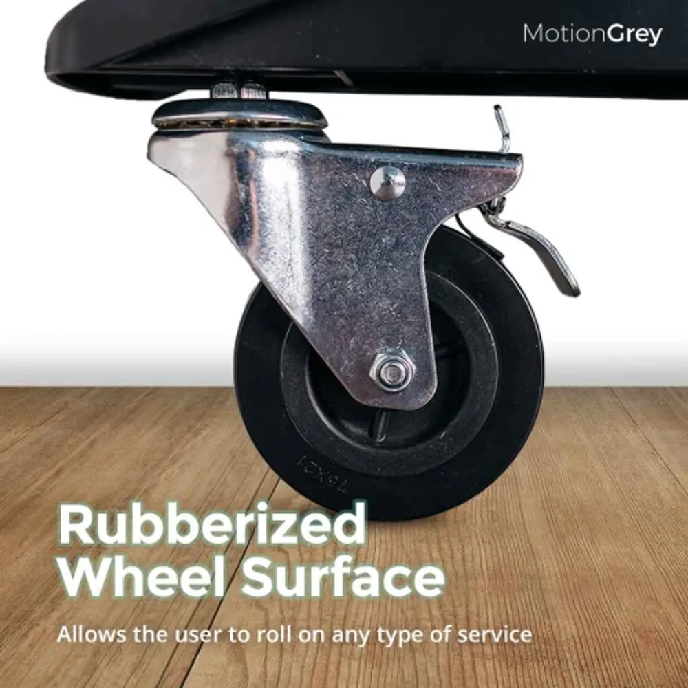 MotionGrey Heavy Duty Lockable Table, Standing Desk Casters (Set of 4