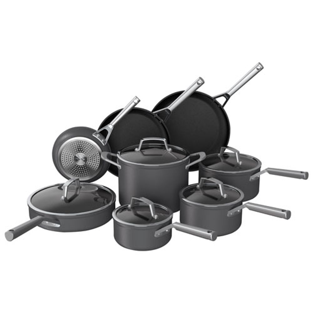 Ninja Foodi Neverstick 13-Piece Aluminium Cookware Set - Slate Grey ...