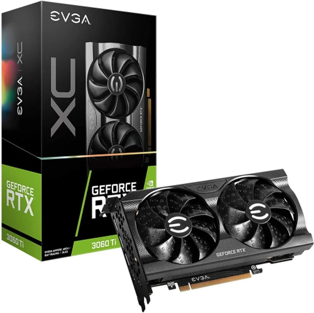 EVGA GeForce RTX 3060 Ti XC Gaming, 08G-P5-3663-KL, 8GB GDDR6