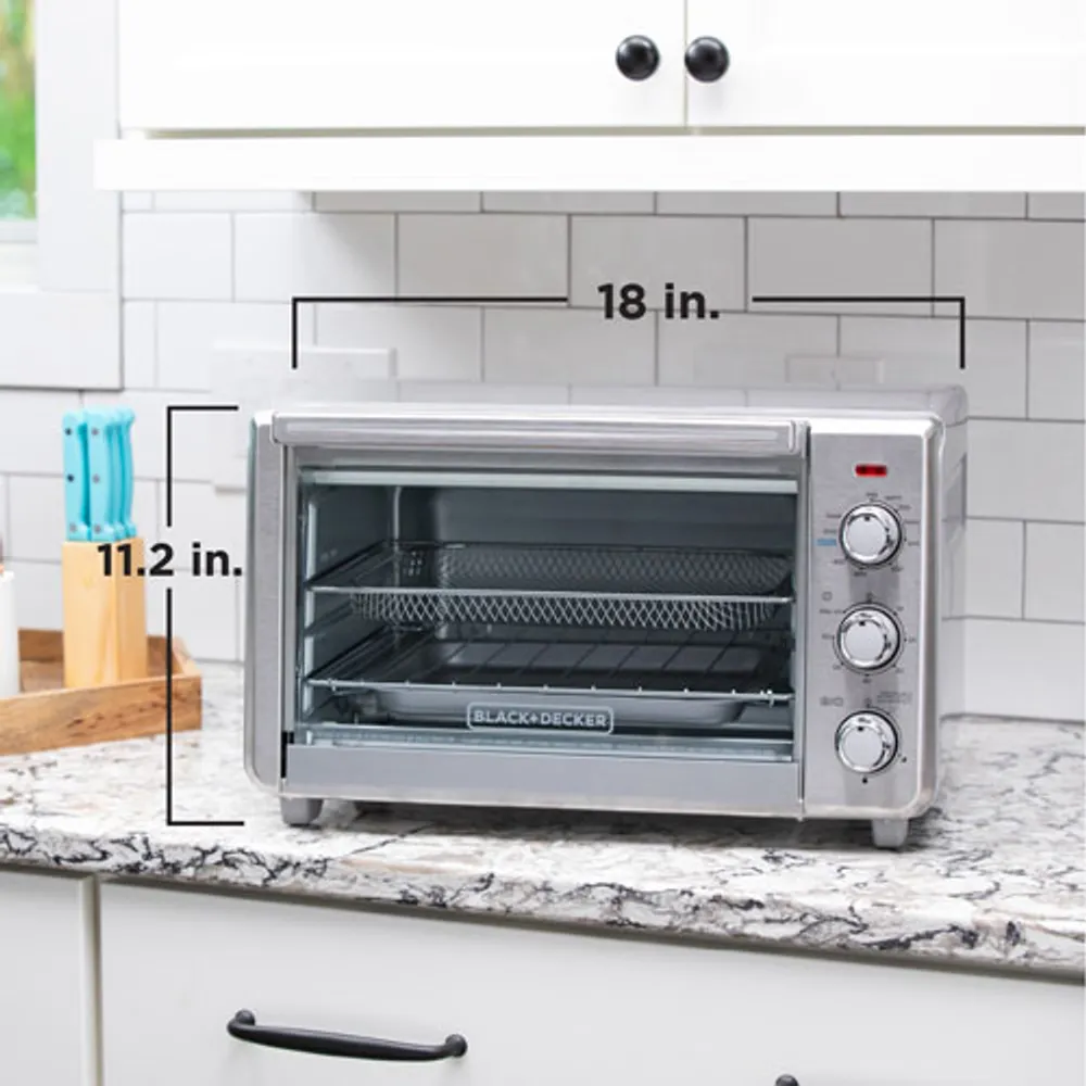 Air fryer toaster oven top black and decker