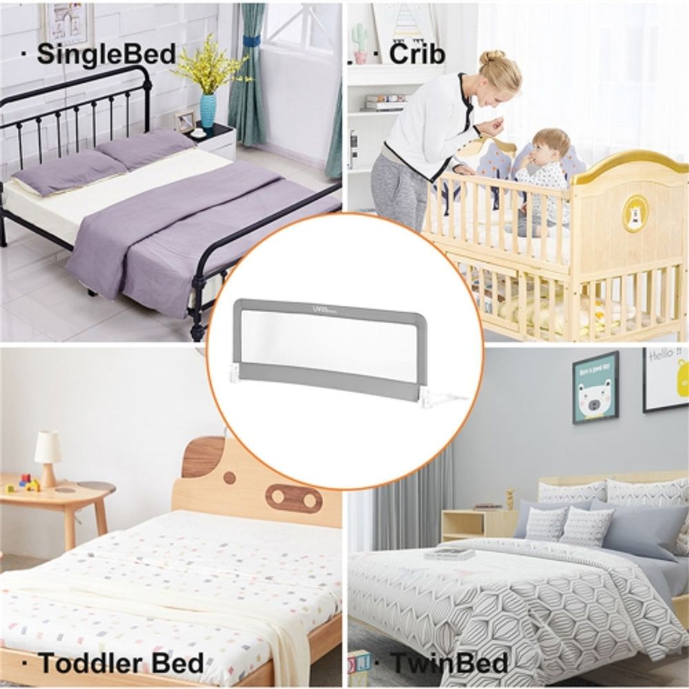 Cot bed deals side rail