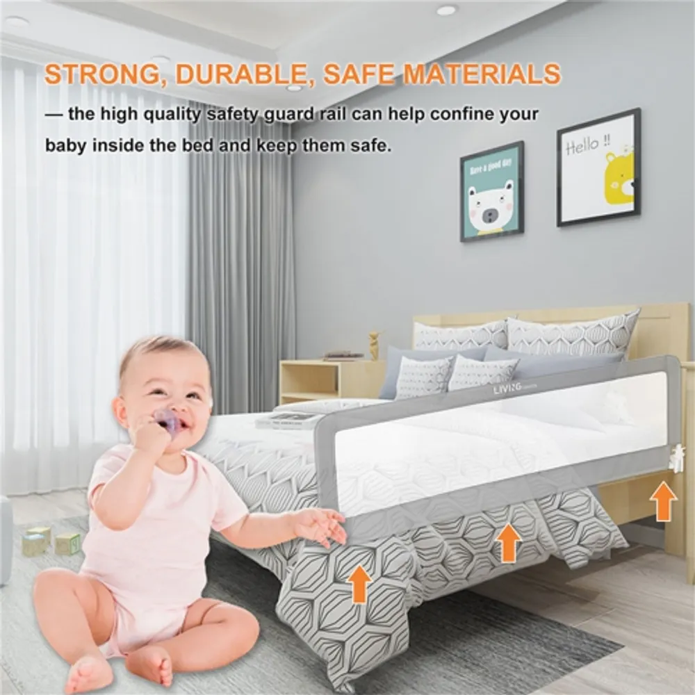 Mesh safety baby best sale bed rails