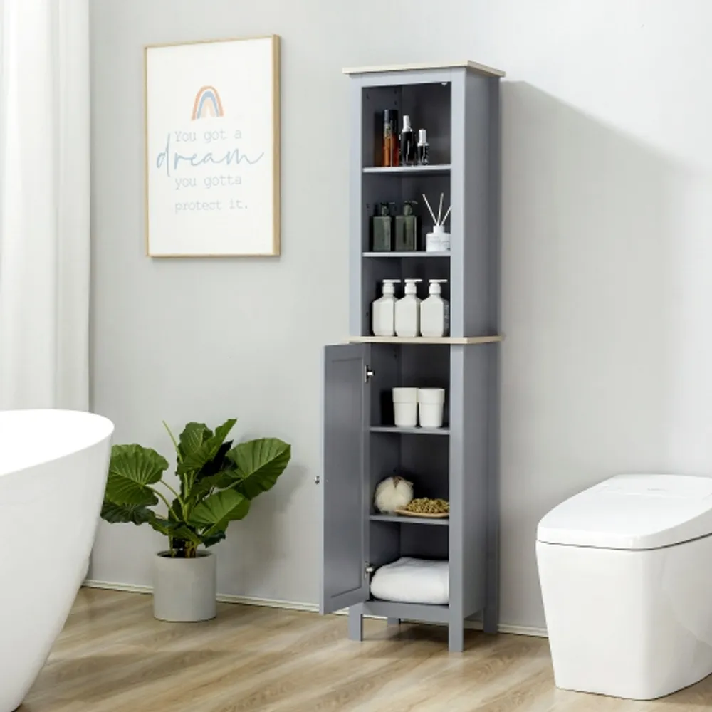 Standing linen cabinet deals