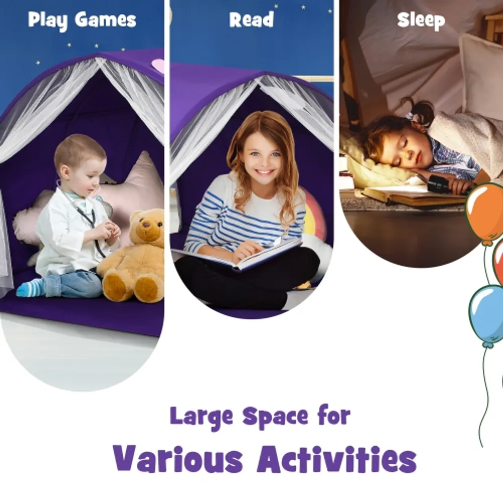 Kids pop sales up bed tent