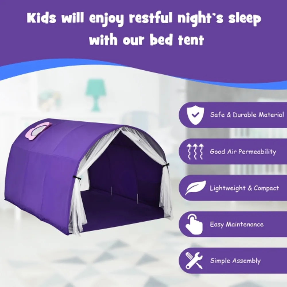 Kids bed tunnel top