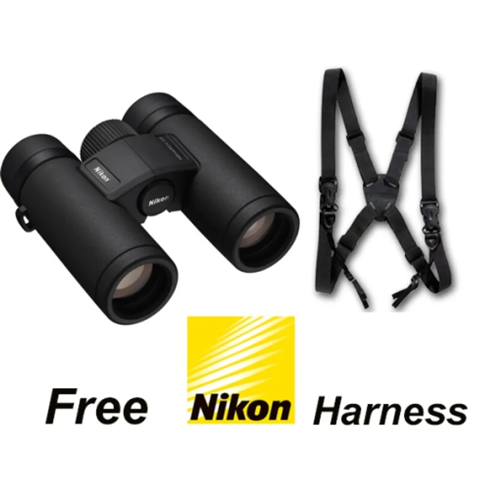 Nikon bundle 8x30 Monarch M7 Binoculars #16763 + Nikon Binocular