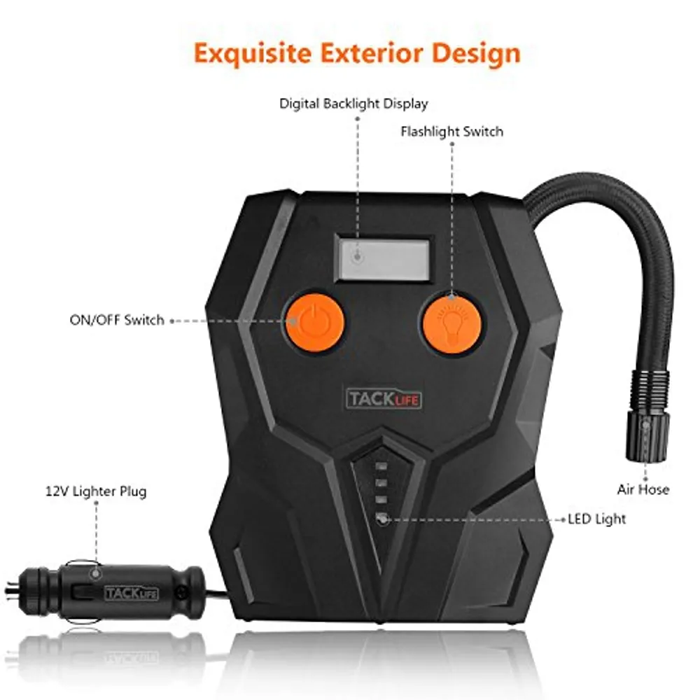Tacklife x1 rechargeable cordless tire inflator hotsell
