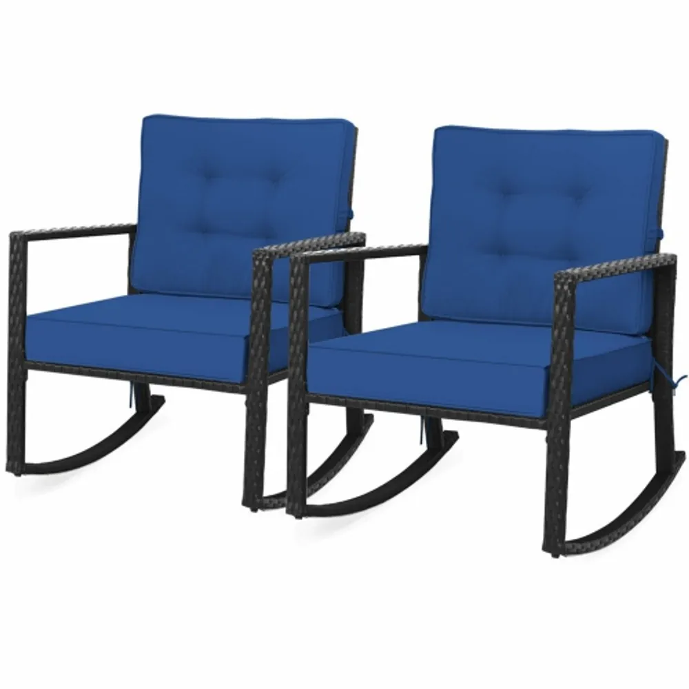 Navy glider outlet chair