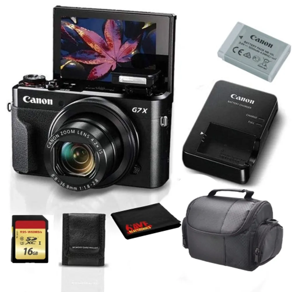 Canon PowerShot G7 X Mark II Digital Camera 1066C001 Bundle with