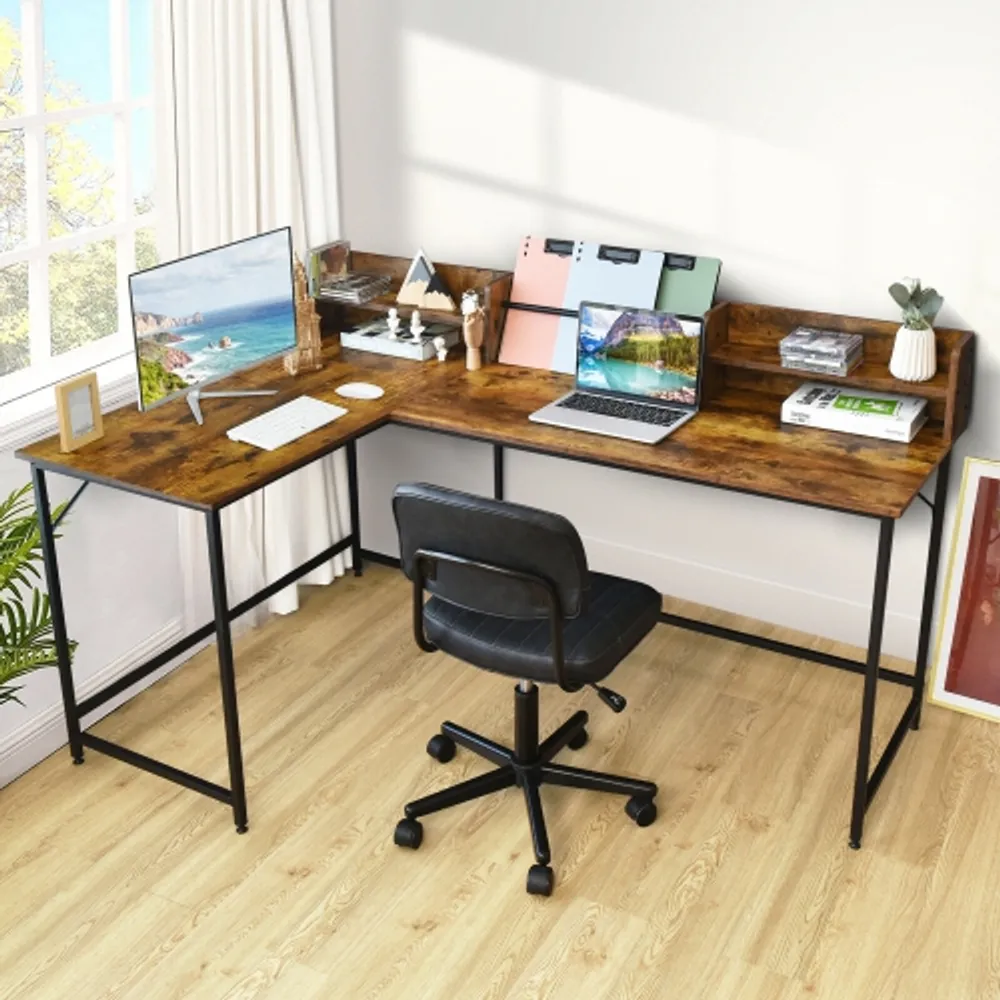 Gymax top computer desk