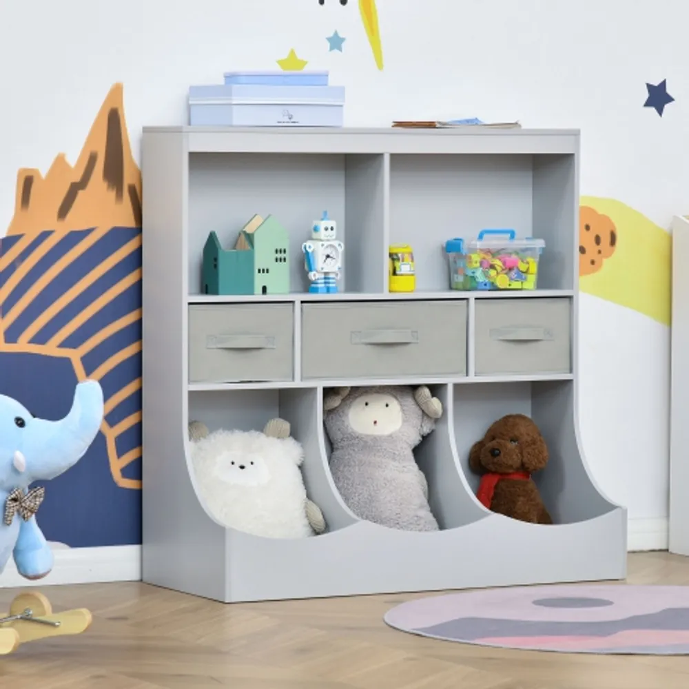 Mainstays kids bin clearance storage and bookcase