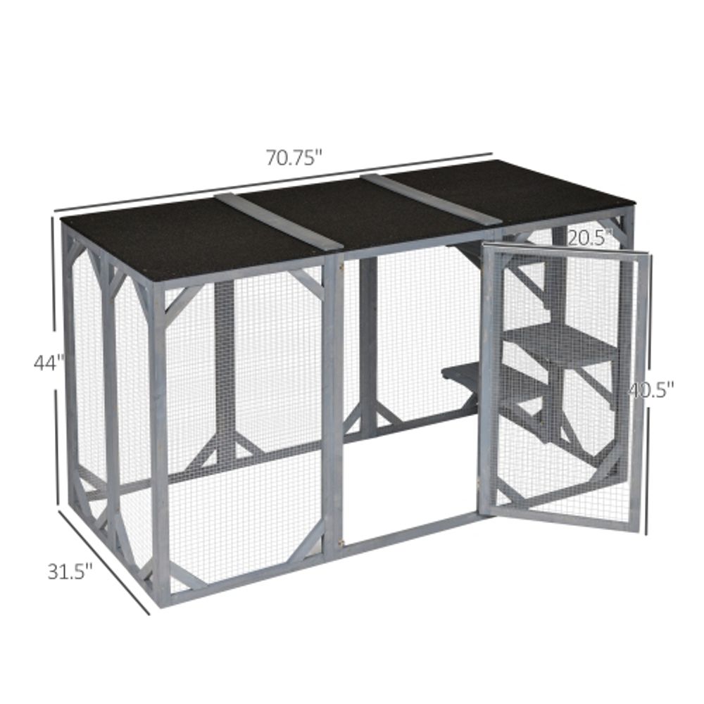 Outdoor hot sale cat crate