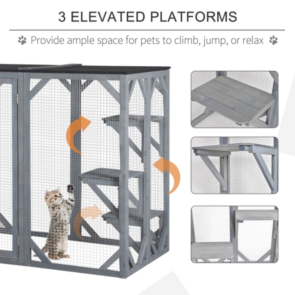 Pawhut cat enclosure hotsell
