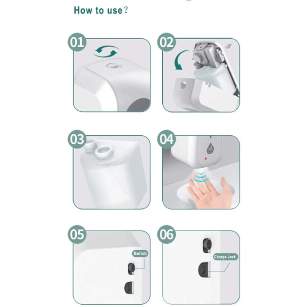 How to open a sales wall mounted soap dispenser
