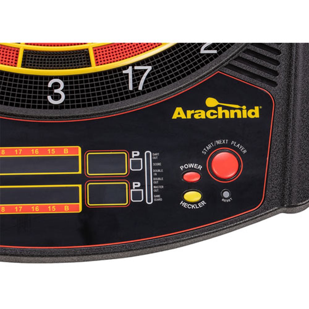 Arachnid cricket pro 450 deals electronic dartboard